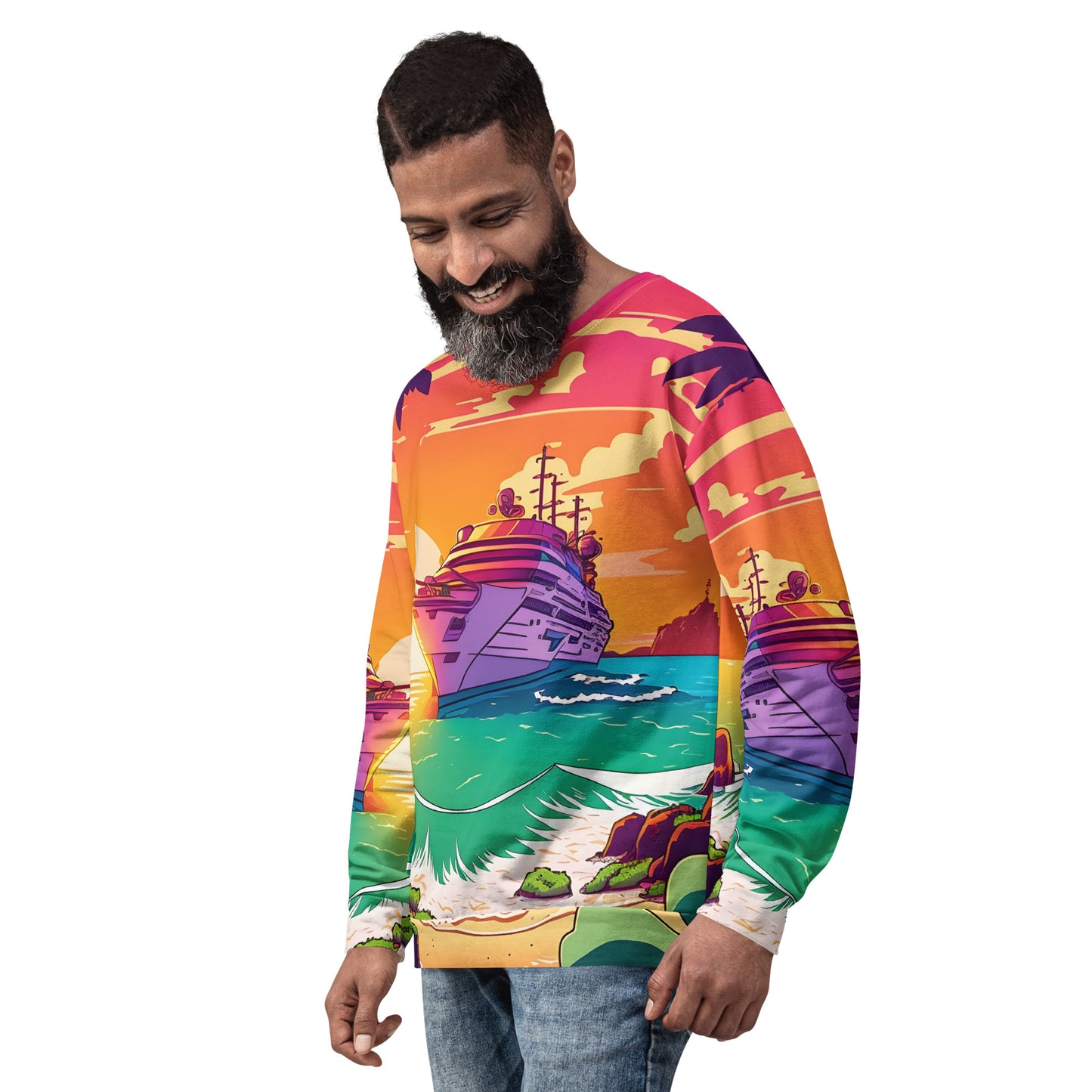 BEACH CRUISER Durable Unisex Sweatshirt