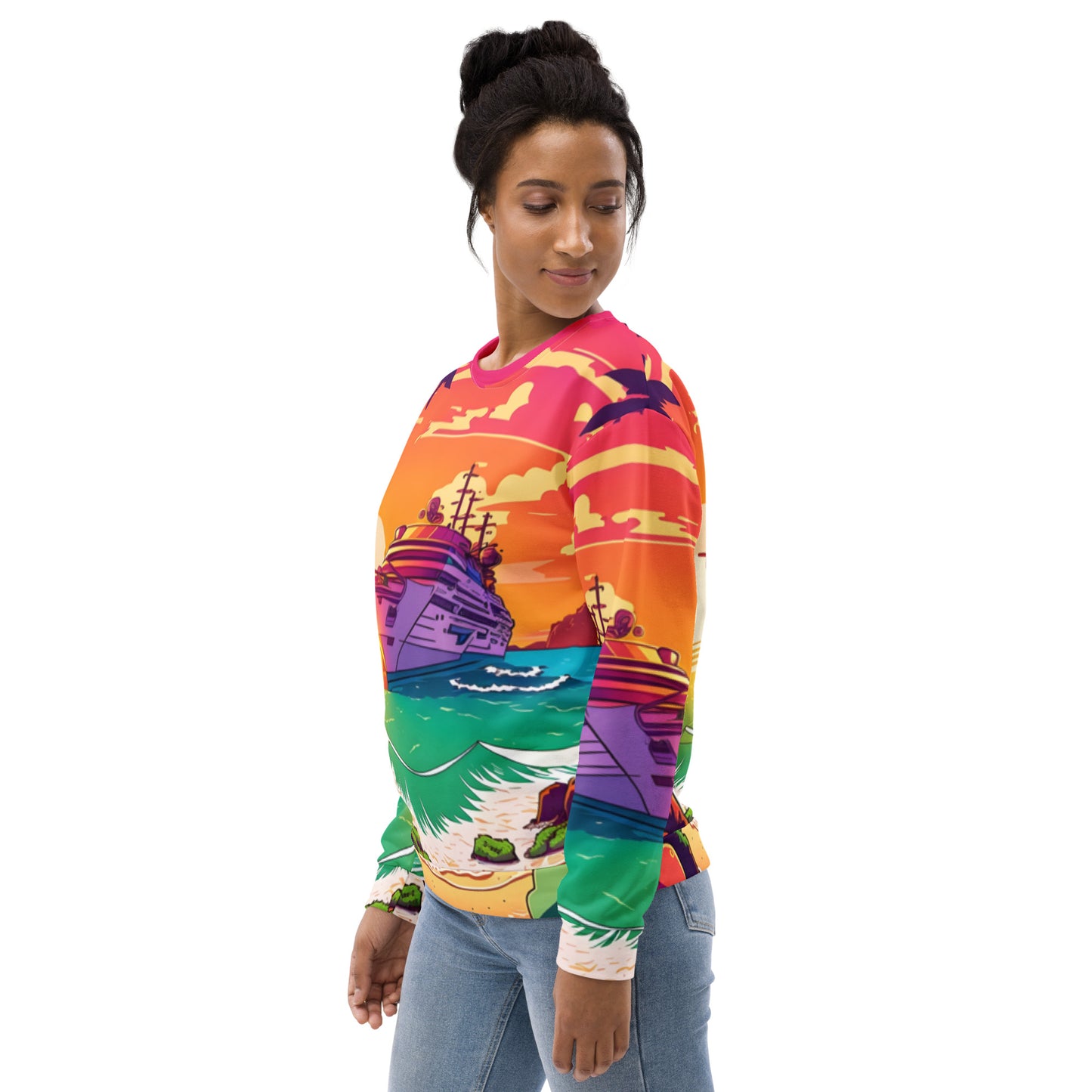 BEACH CRUISER Durable Unisex Sweatshirt