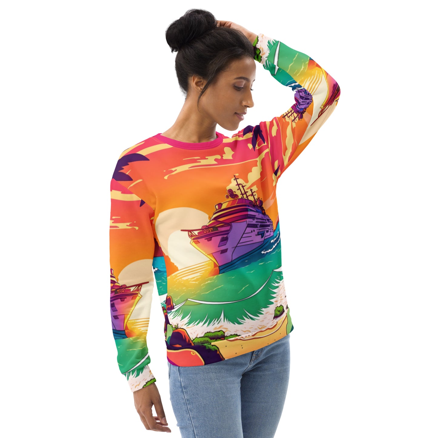 BEACH CRUISER Durable Unisex Sweatshirt