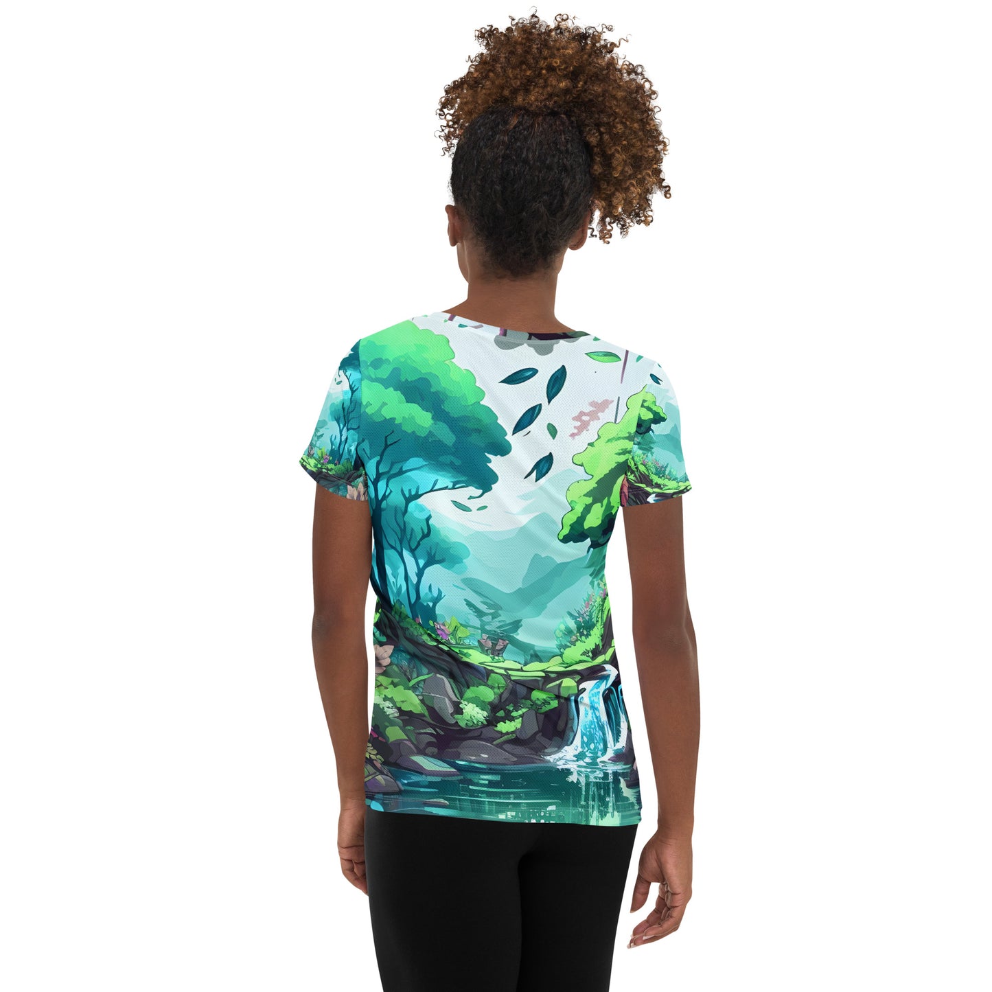 FOREST WALKER Women's Athletic T-Shirt