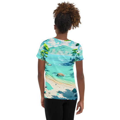 LAGOON LOVER #1 (Women's Athletic T-Shirt)