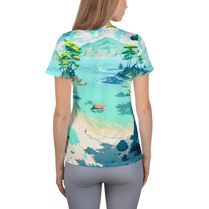 LAGOON LOVER #1 (Women's Athletic T-Shirt)