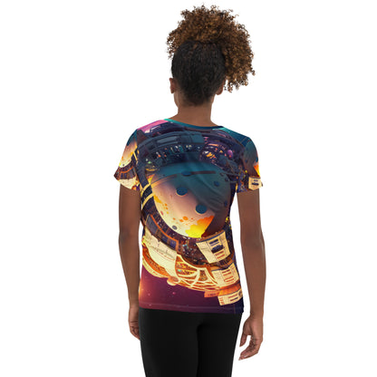 SPACE EXPLORER #1 (Women's Athletic T-Shirt)