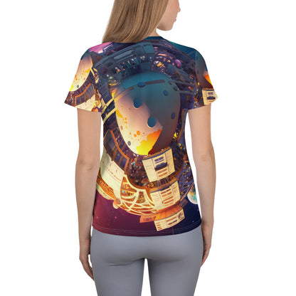 SPACE EXPLORER #1 (Women's Athletic T-Shirt)