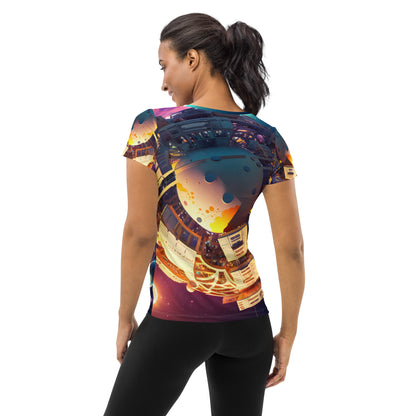 SPACE EXPLORER #1 (Women's Athletic T-Shirt)