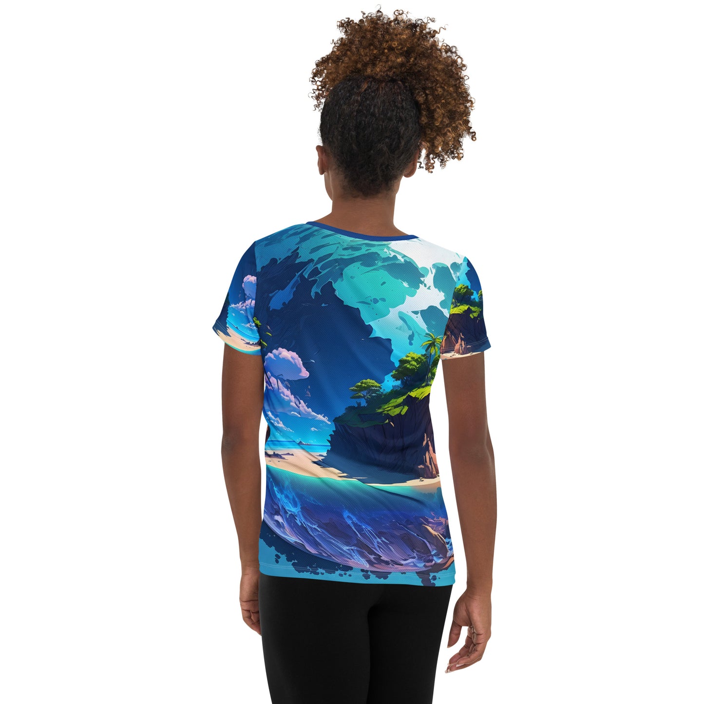 Women's Athletic T-Shirt (VIVID DREAMER #1 , Stylish and Durable)