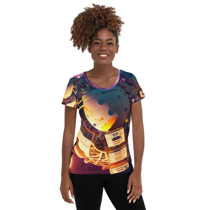 SPACE EXPLORER #1 (Women's Athletic T-Shirt)