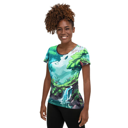 FOREST WALKER Women's Athletic T-Shirt