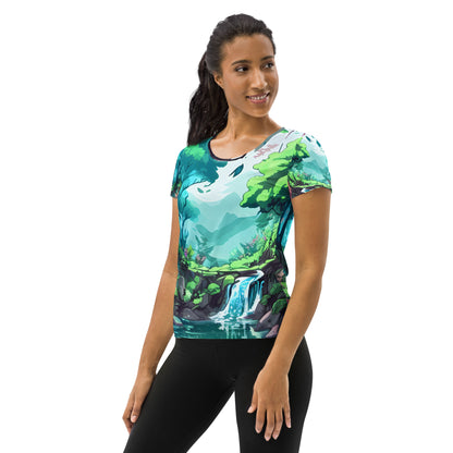 FOREST WALKER Women's Athletic T-Shirt