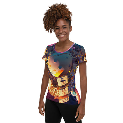 SPACE EXPLORER #1 (Women's Athletic T-Shirt)