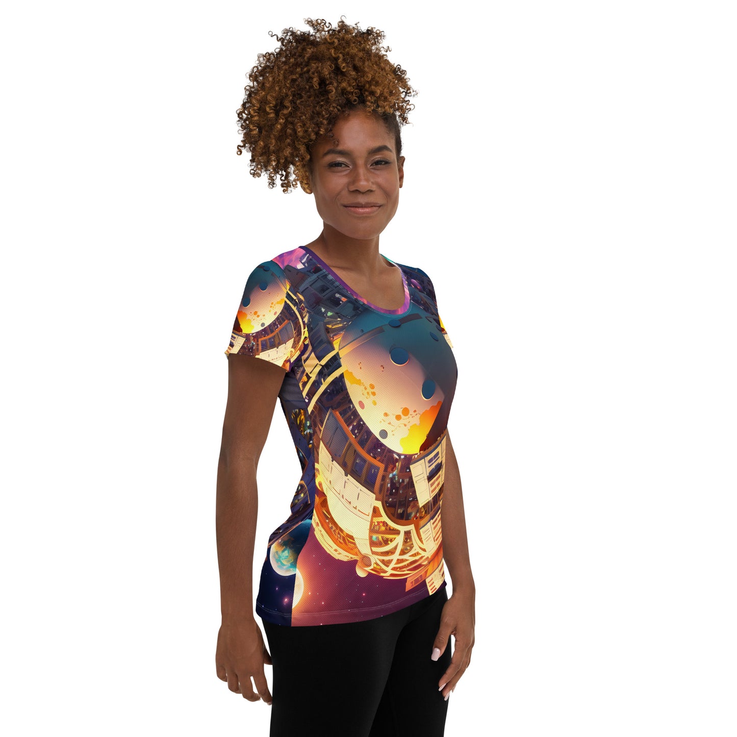 SPACE EXPLORER #1 (Women's Athletic T-Shirt)