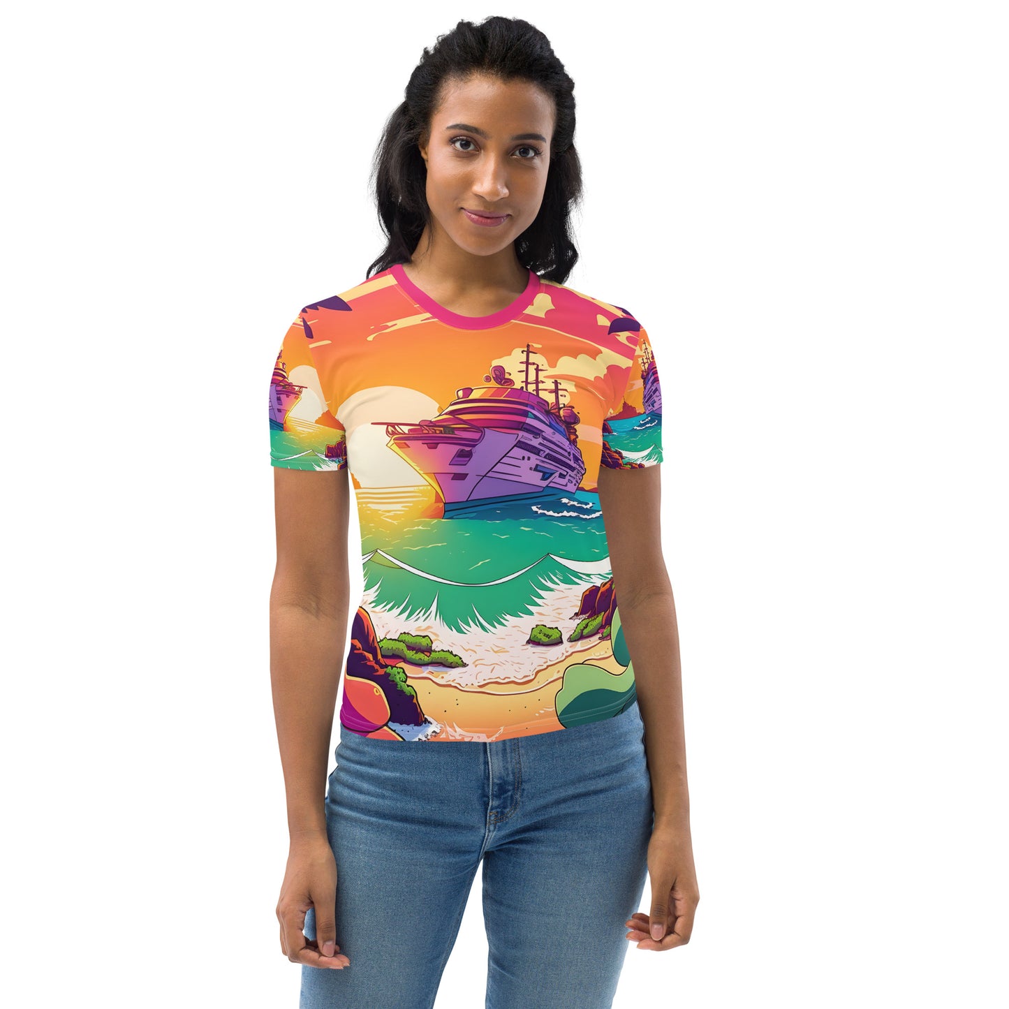 BEACH CRUISER Women's Premium T-Shirt