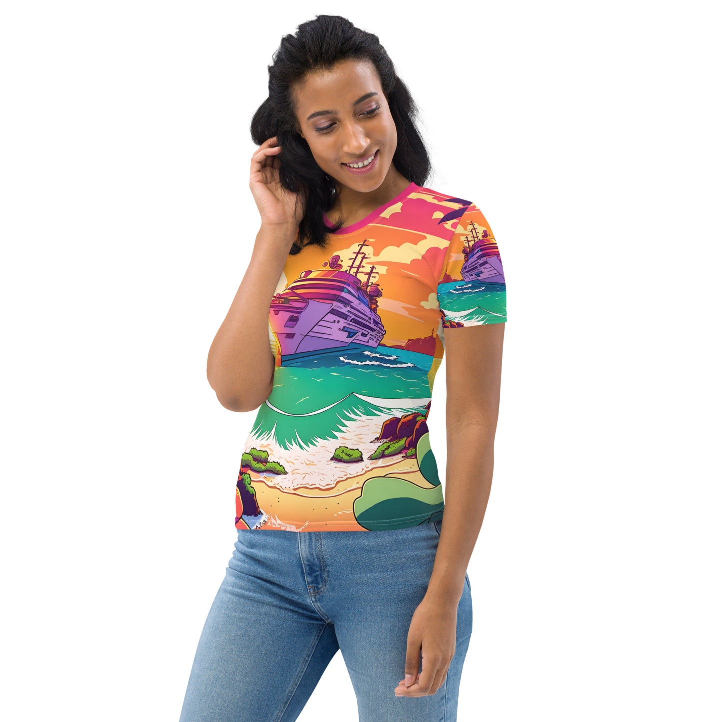 BEACH CRUISER Women's Premium T-Shirt