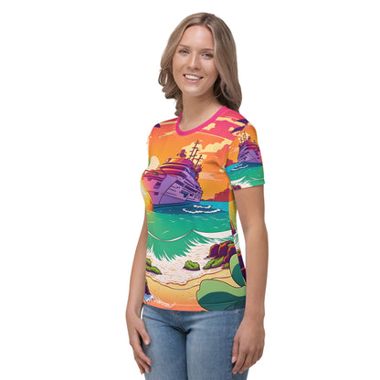 BEACH CRUISER Women's Premium T-Shirt