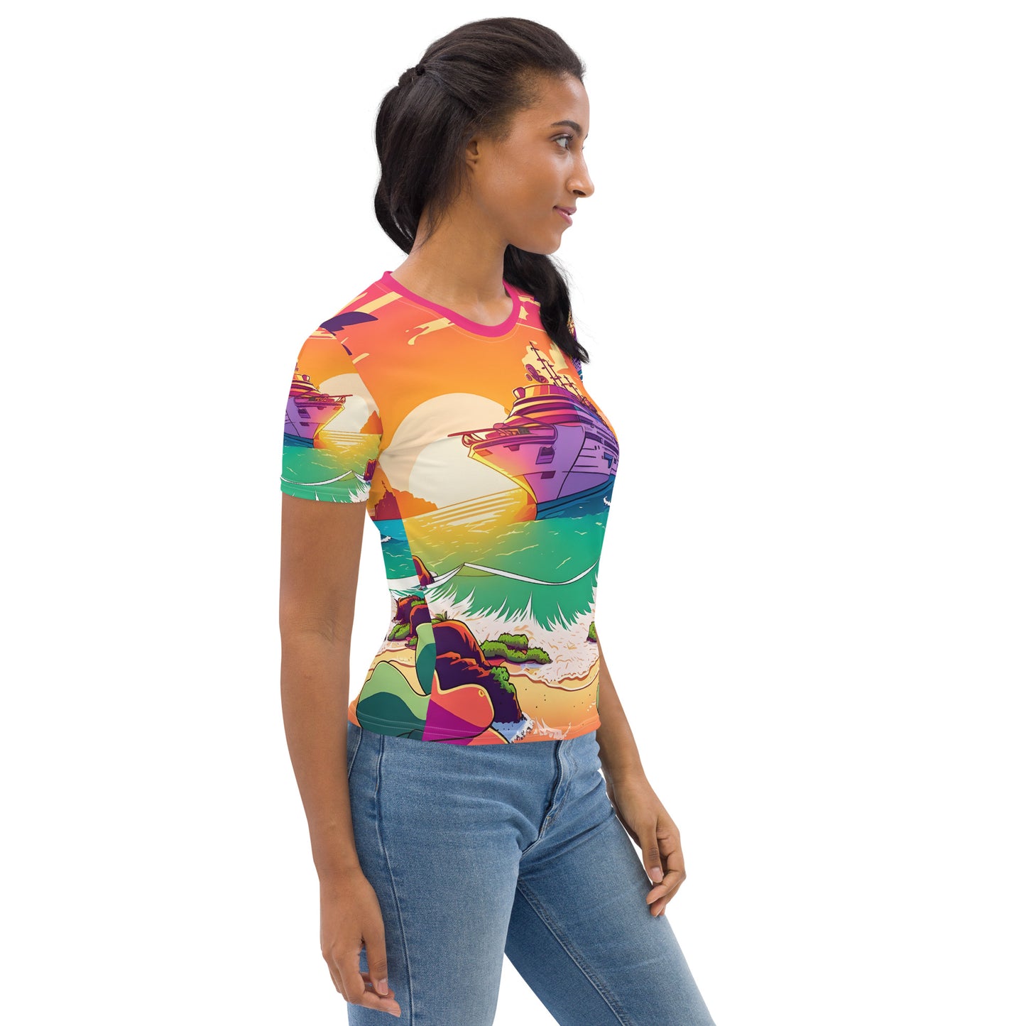 BEACH CRUISER Women's Premium T-Shirt