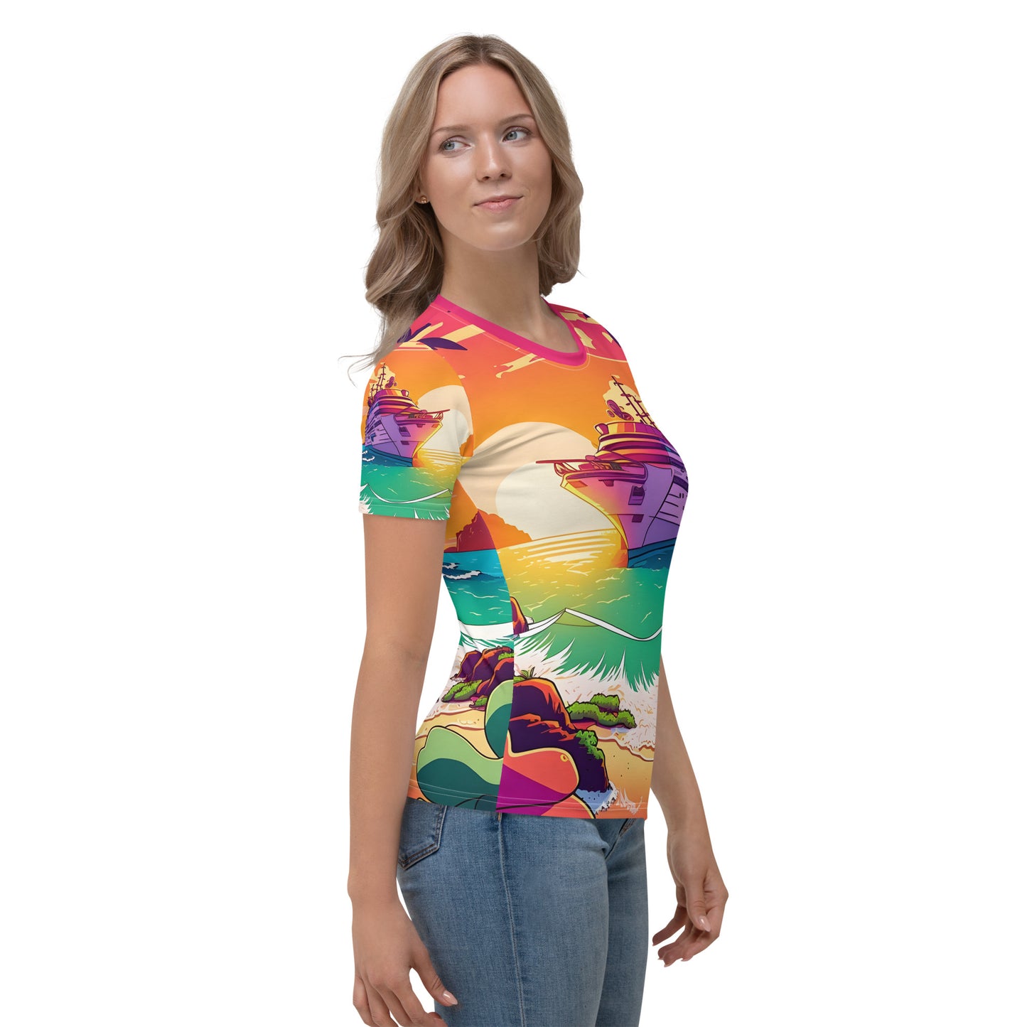 BEACH CRUISER Women's Premium T-Shirt