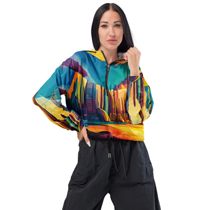 SKY SCRAPER #1 (Women’s Cropped Windbreaker)