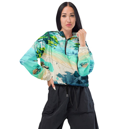 LAGOON LOVER #1 (Women’s Cropped Windbreaker)