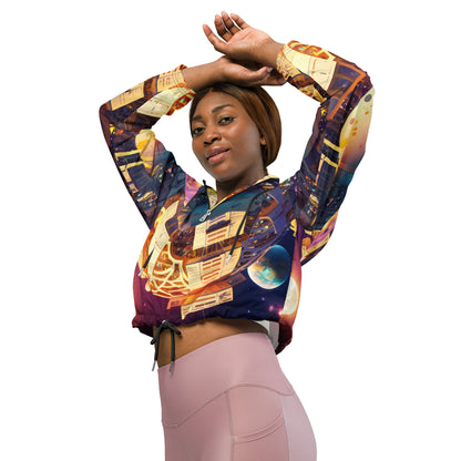 SPACE EXPLORER #1 (Women’s Cropped Windbreaker)