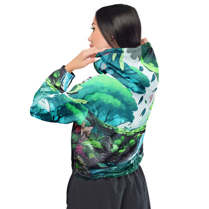 FOREST WALKER Women’s Cropped Windbreaker