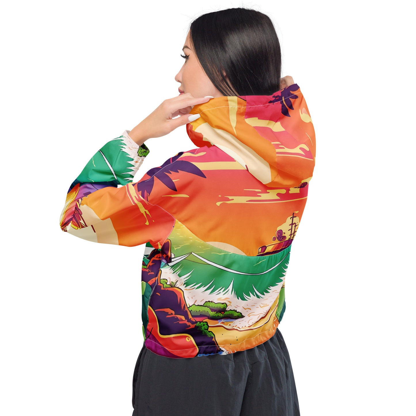 BEACH CRUISER Women’s Cropped Windbreaker