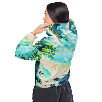 LAGOON LOVER #1 (Women’s Cropped Windbreaker)