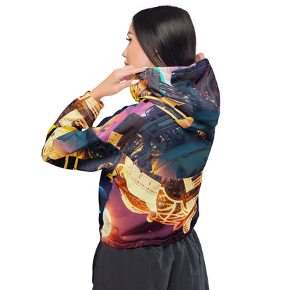 SPACE EXPLORER #1 (Women’s Cropped Windbreaker)