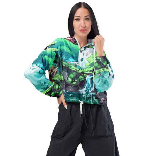 FOREST WALKER Women’s Cropped Windbreaker