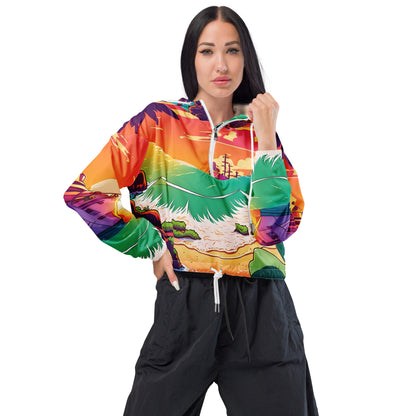 BEACH CRUISER Women’s Cropped Windbreaker