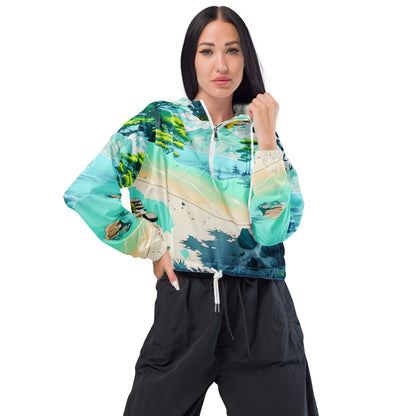 LAGOON LOVER #1 (Women’s Cropped Windbreaker)