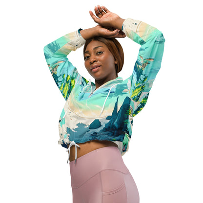 LAGOON LOVER #1 (Women’s Cropped Windbreaker)