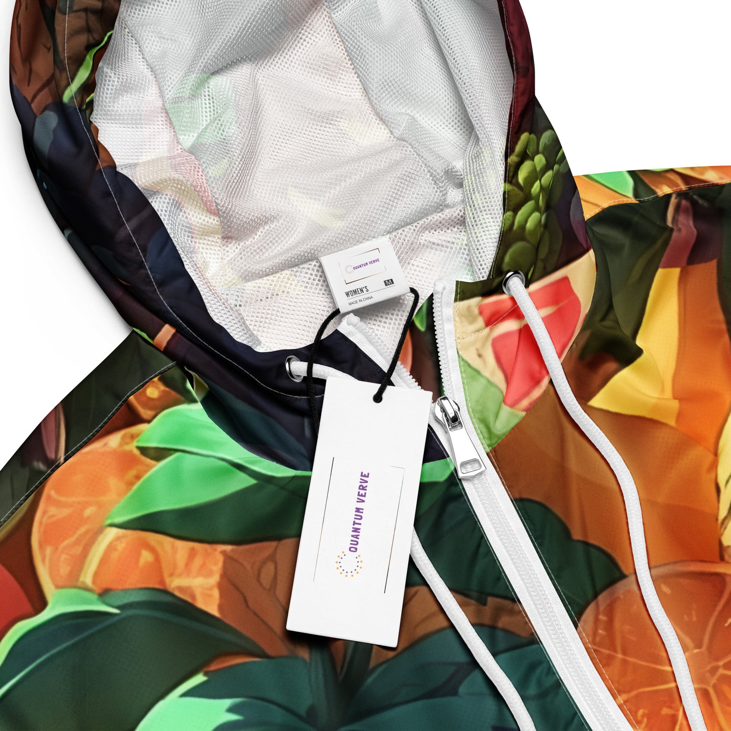 FRUITY VEGGIE #1 (Women’s Cropped Windbreaker)