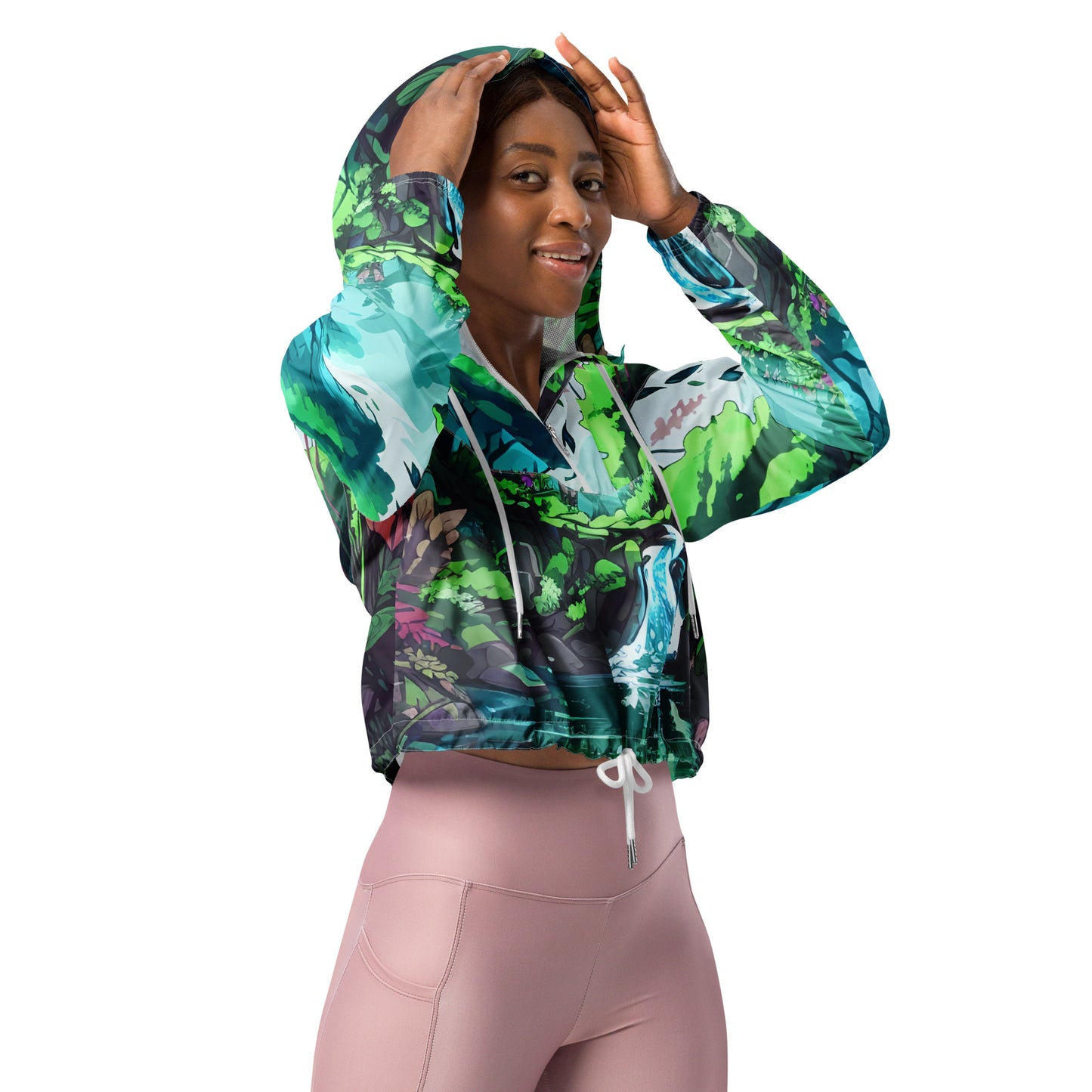 FOREST WALKER Women’s Cropped Windbreaker