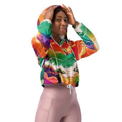 BEACH CRUISER Women’s Cropped Windbreaker