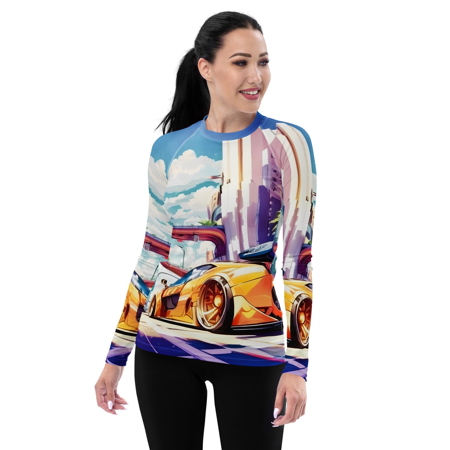 CITY HUNTER Women's Long-Sleeve Rash Guard