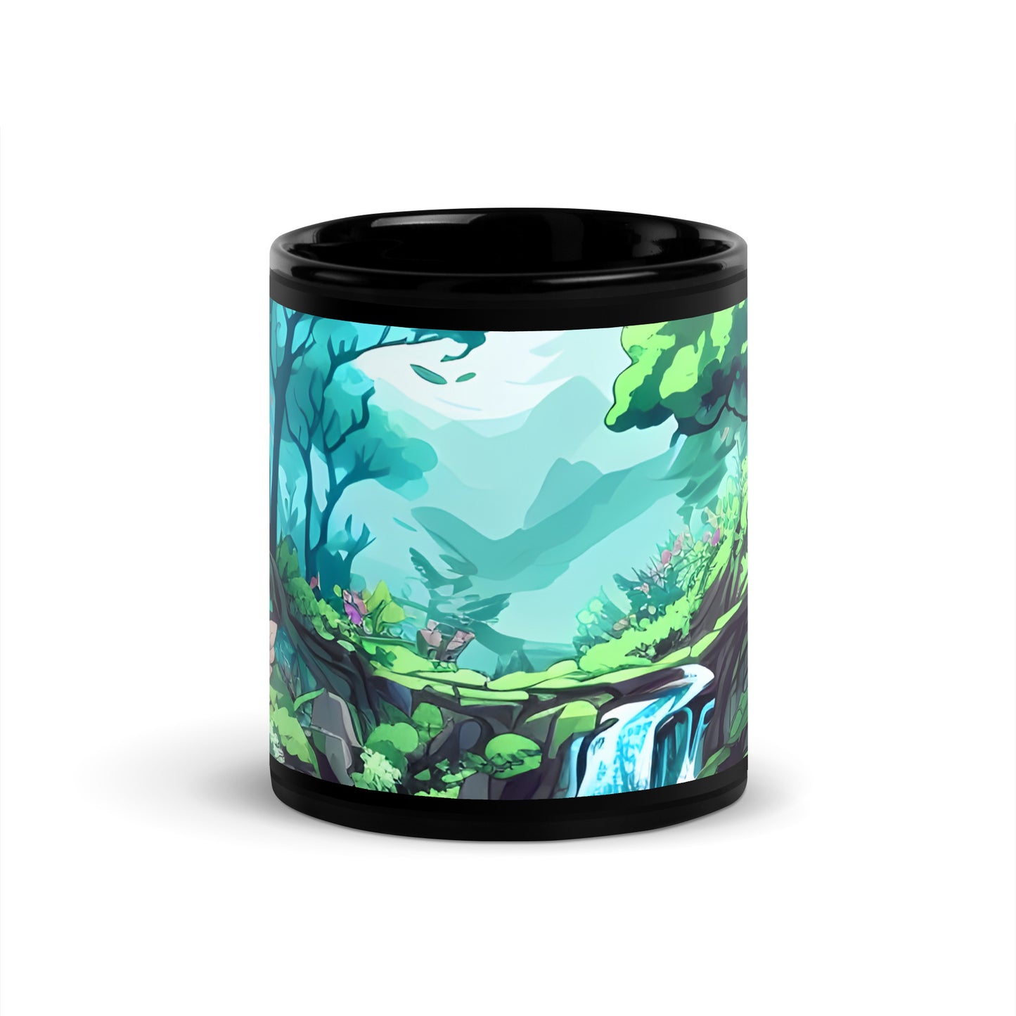 FOREST WALKER Black Premium Mug