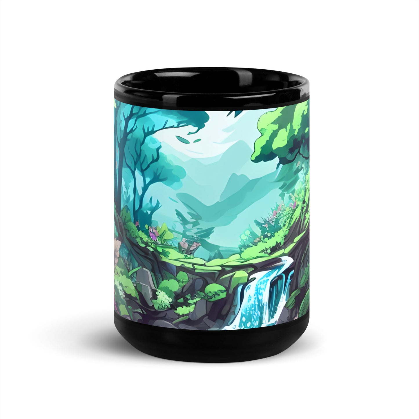 FOREST WALKER Black Premium Mug