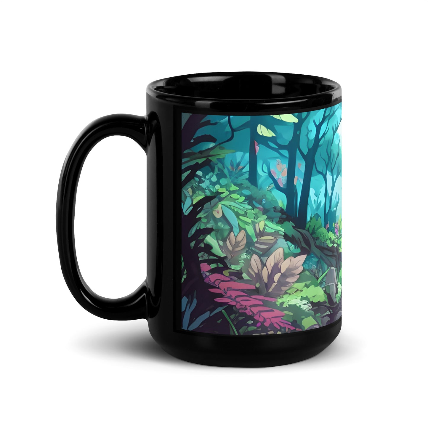 FOREST WALKER Black Premium Mug