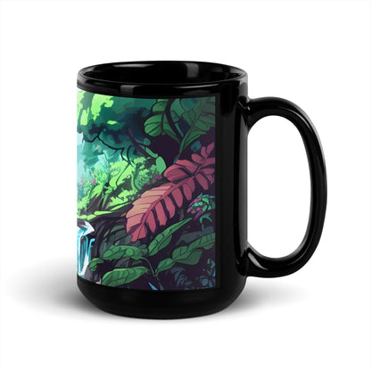 FOREST WALKER Black Premium Mug