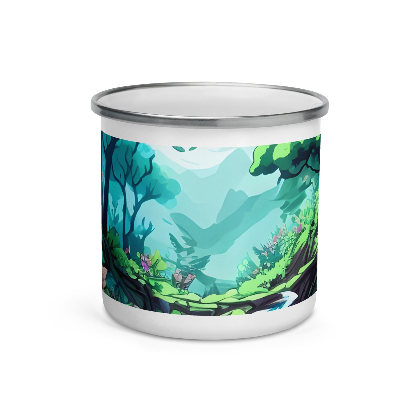 FOREST WALKER Camper Enamel Mug