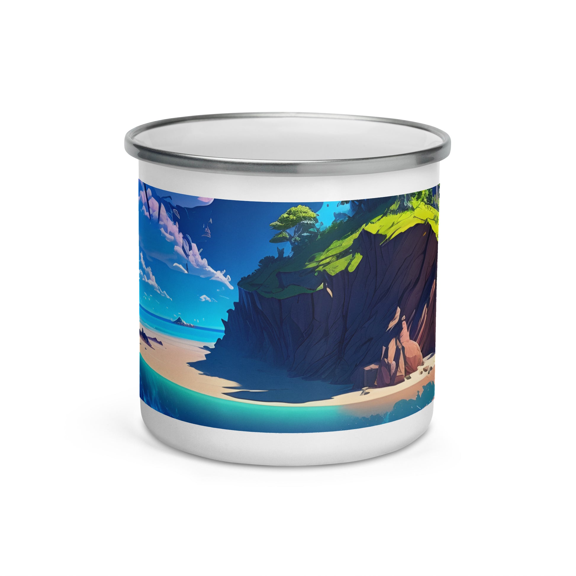 Camper Enamel Mug (VIVID DREAMER #1, Durable, Stylish and Affordable)