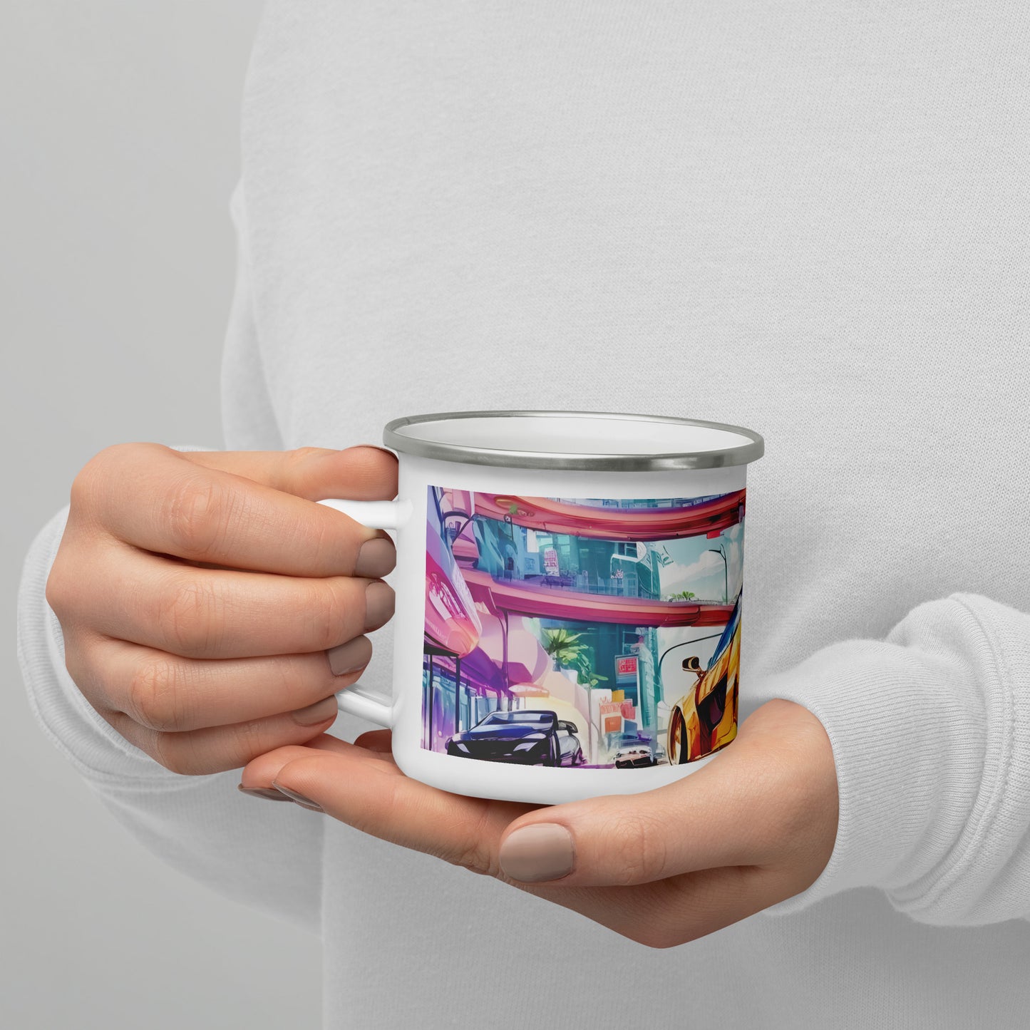 CITY HUNTER Camper Enamel Mug