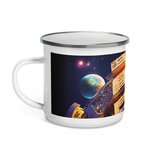 SPACE EXPLORER #1 (Camper Enamel Mug)