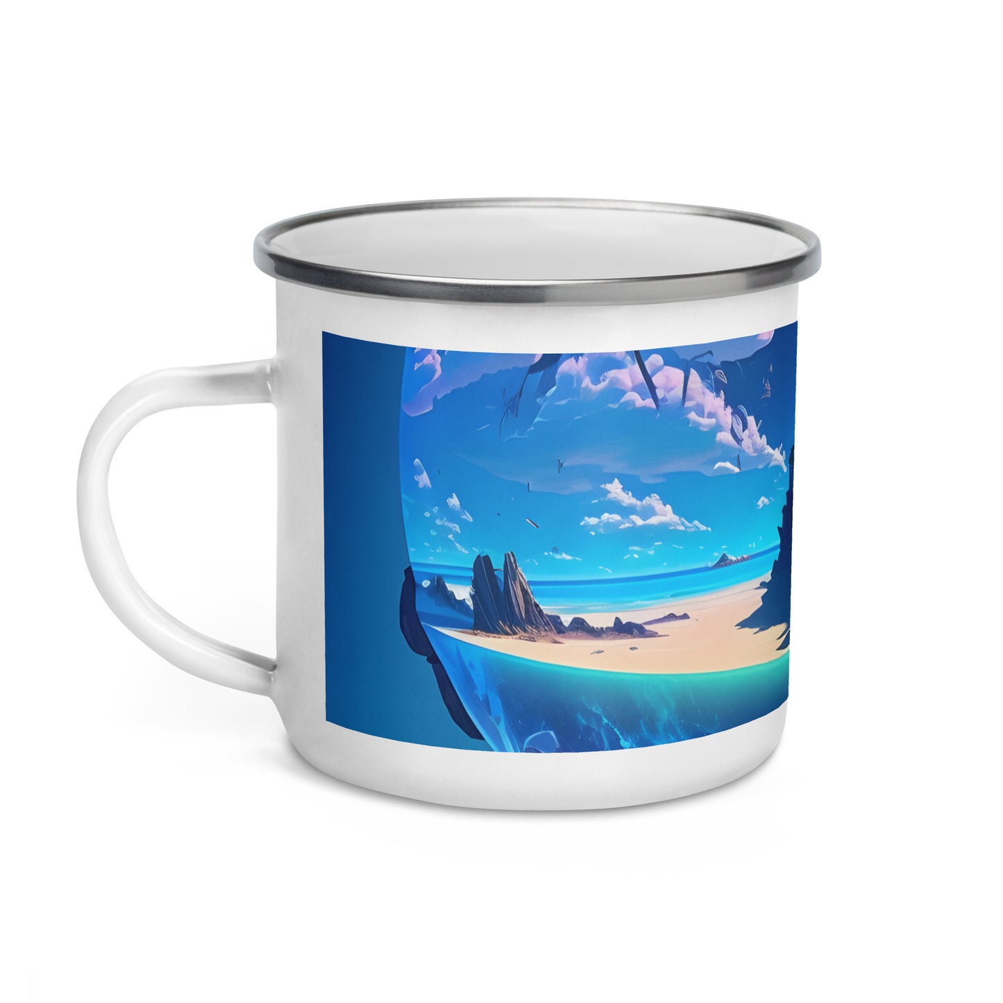 Camper Enamel Mug (VIVID DREAMER #1, Durable, Stylish and Affordable)