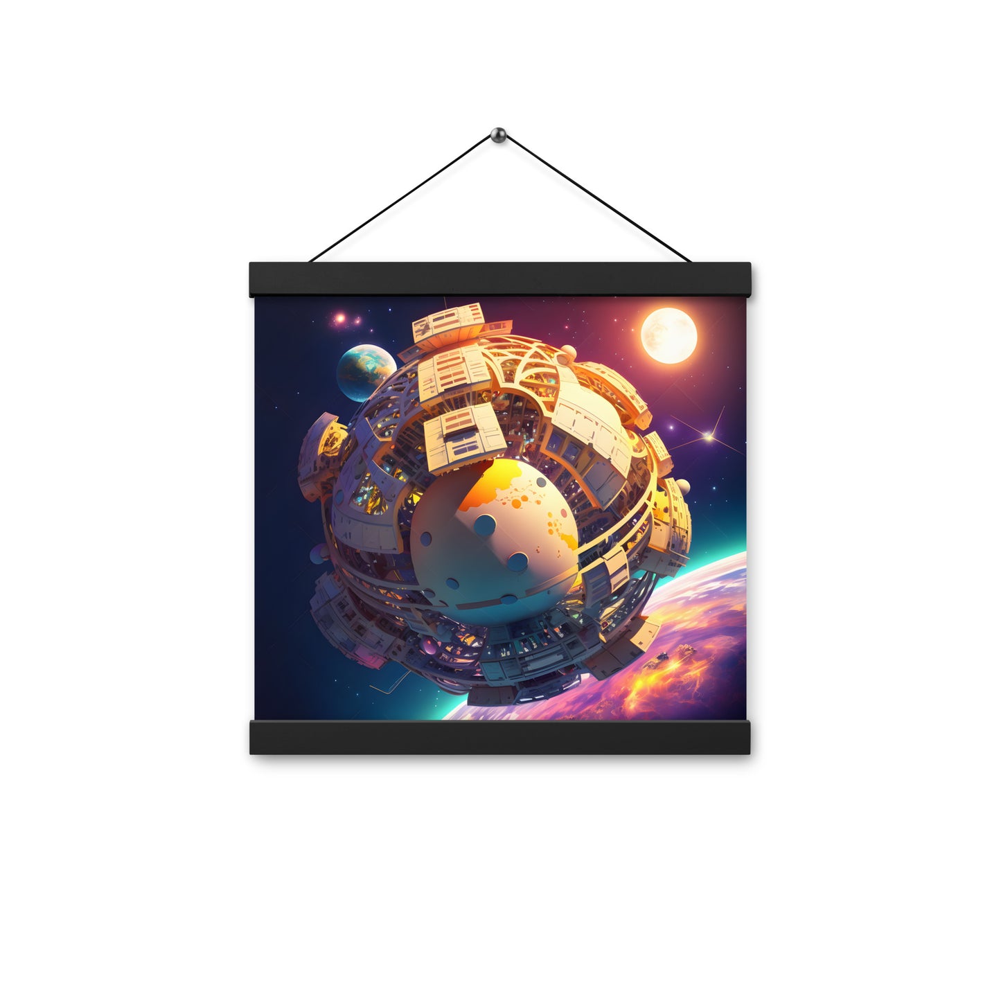 SPACE EXPLORER #1 (Wooden Hanger Poster)