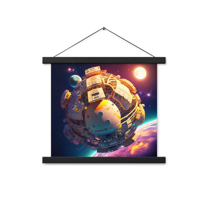 SPACE EXPLORER #1 (Wooden Hanger Poster)