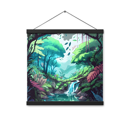 FOREST WALKER Wooden Hanger Art Poster