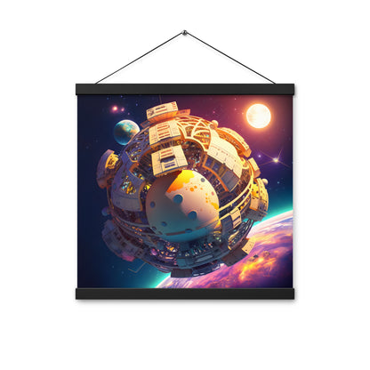 SPACE EXPLORER #1 (Wooden Hanger Poster)