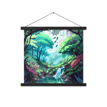 FOREST WALKER Wooden Hanger Art Poster