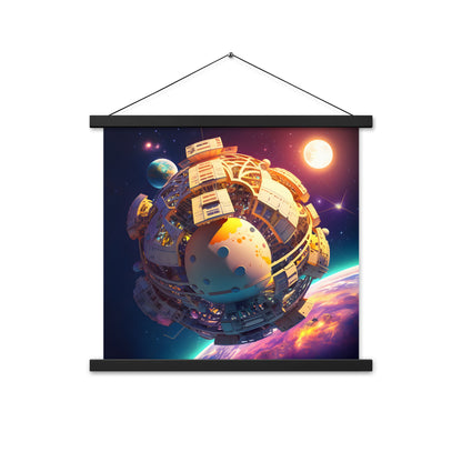 SPACE EXPLORER #1 (Wooden Hanger Poster)